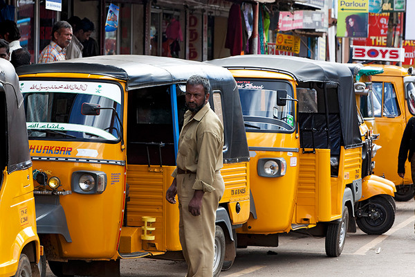 Indien Reise (Südindien)  Autorikschas
