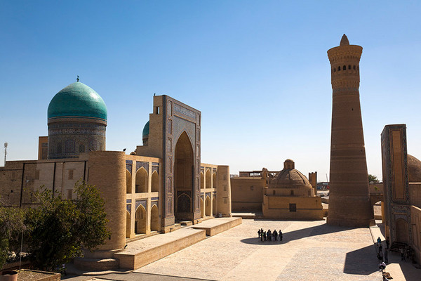 Usbekistan Reise  Die Mir-i Arab Medrese in Buchara