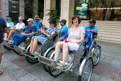 Cyclo-Tour Saigon Abholung zur Cyclo-Tour, Saigon