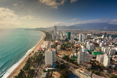 Nha Trang Blick über Nha Trang, Vietnam