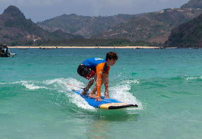 Surfen lernen in Selong Blanak