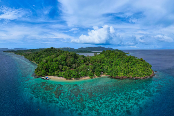 Die Insel Bangka und der Strand